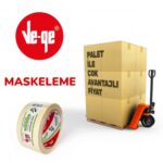 Ve-Ge Maskeleme Bandı Endüstriyel 1 Palet (66 Koli)